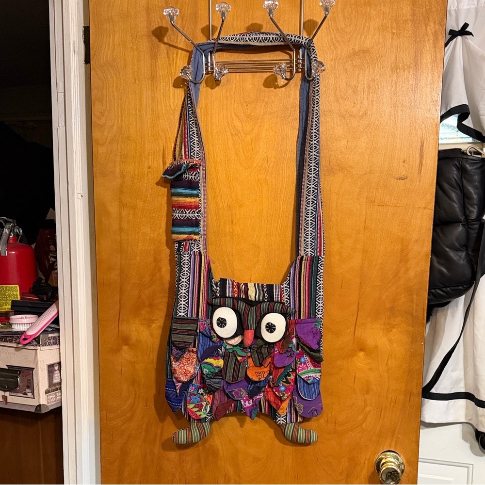 Boho Owl Crossbody Purse - Picture 2 of 9